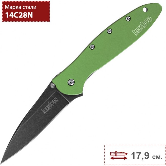 Нож KERSHAW 1660LIMEBW LEEK K1660LIMEBW Нож KERSHAW 1660LIMEBW LEEK K1660LIMEBW